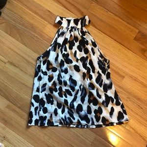 SHEIN High Neck Animal Print Tank (Never Been Worn)